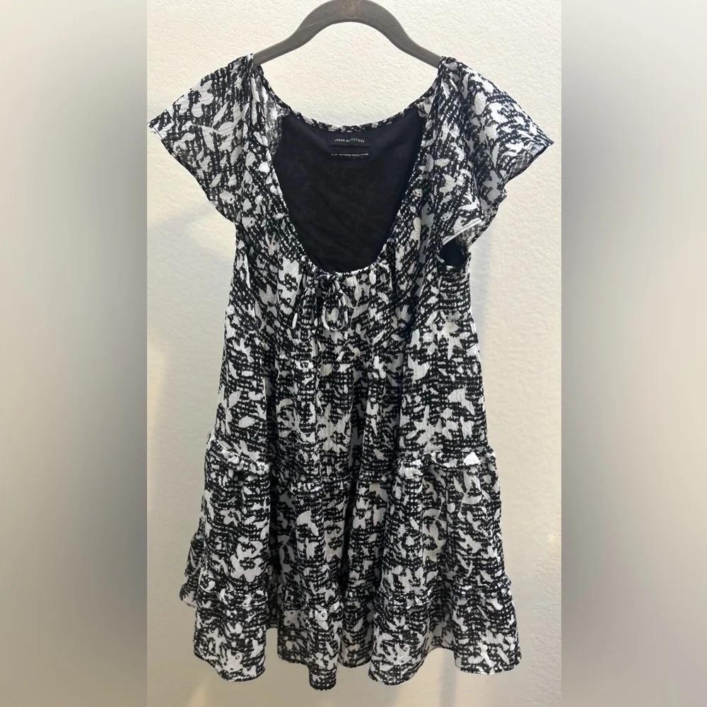 EUC Urban Outfitters Bea Gingham Floral Mini Dress - Picture 4 of 6